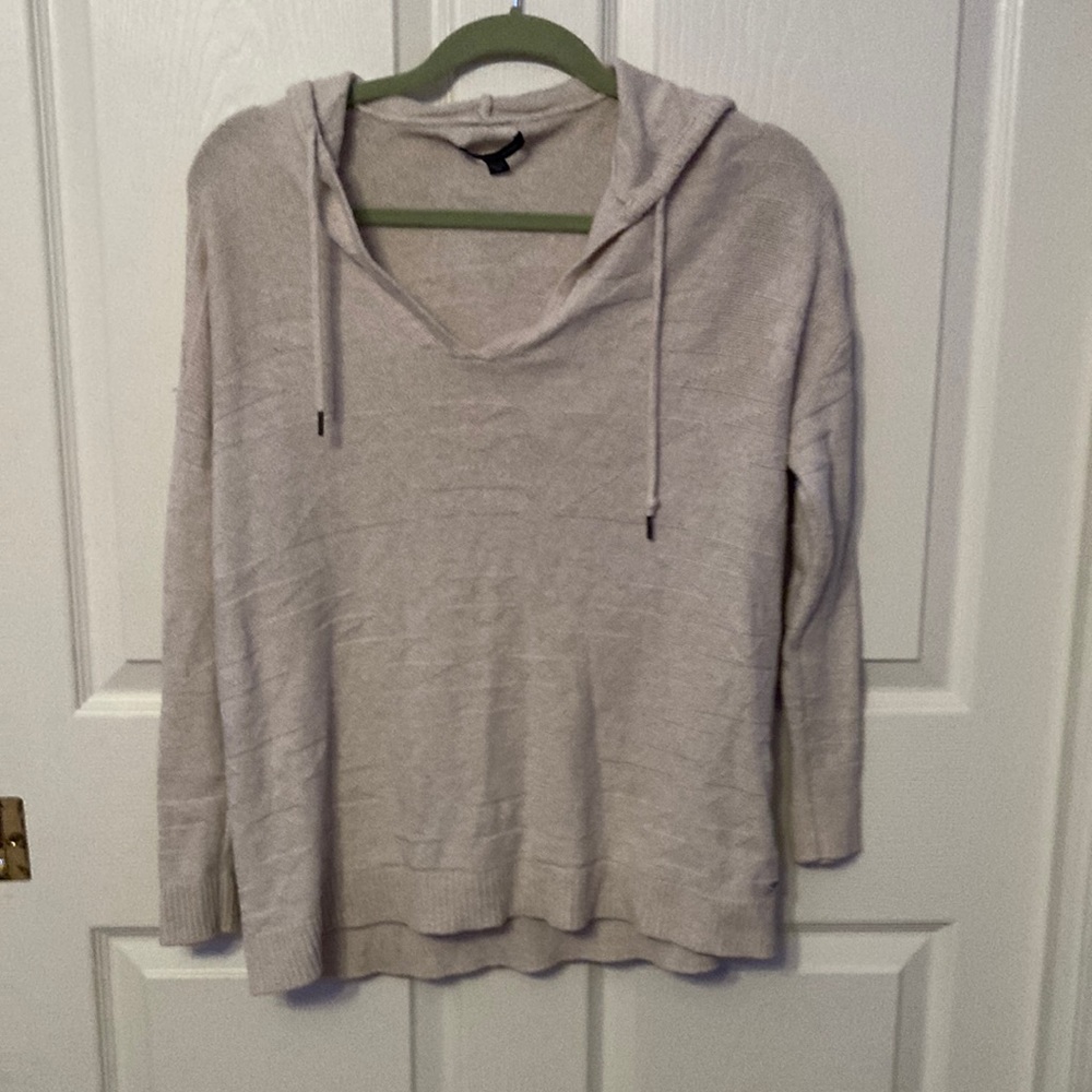 American Eagle Outfitters beige hooded sweater